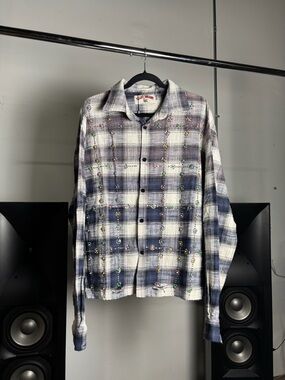 Vale Forever Sky Gems Flannel Long Sleeve Shirt